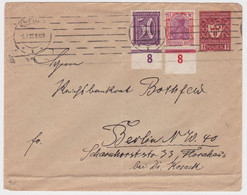 89778 DR Ganzsachen Umschlag PU Von Erfurt Nach Berlin 1922 - Buste