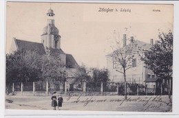 88554 Ak Zöbigker Bei Leipzig Kirche 1910 - Non Classificati