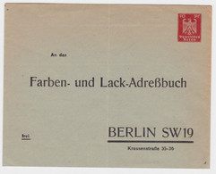 84997 DR Ganzsachen Umschlag PU101/B5 Farben Adressbuch Berlin - Enveloppes