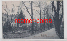 78337 Ak Zielenzig Sulecin Promenade Mit Schulbus (Reserve Lazarett) Um 1916 - Neumark