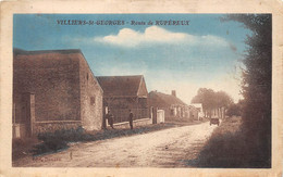 77-VILLIERS-SAINT-GEORGES- ROUTE DE RUPEREUX - Villiers Saint Georges