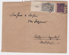 23190 DR Ganzsachen Umschlag PU71 Von Berlin Nach Stuttgart 1923 - Buste