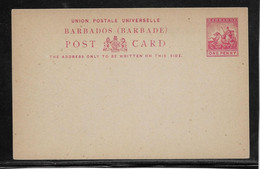 Barbades - Entiers Postaux - Barbados (...-1966)