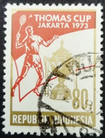 Indonésie Indonesia 1973 Sport Badminton Yvert 651 O Used - Bádminton