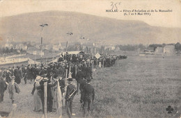 CPA 12 MILLAU FETES D'AVIATION ET DE LA MUTUALITE 1911 - Millau