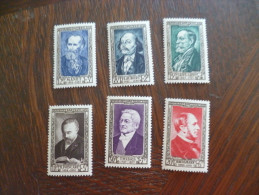 TP France Sans Charnière. TP N° 930 à 935 .Série Personnages Célèbres Valeur 60 € Bord De Feuille - Unused Stamps