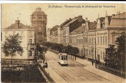 M.-GLADBACH - Viersenerstrasse, Im Hintergrund Der Wasserturm Ed. Stengel & Co - Gladbeck