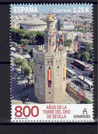 ESPAÑA 2021 ** MNH ED. 5491 EFEMERIDES. 800 AÑOS De La Torre DEL ORO DE SEVILLA - Ongebruikt