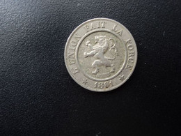 BELGIQUE * : 10 CENTIMES   1861    KM 22 **     SUP - 10 Centimes