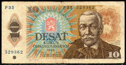 Czechoslovakia,10 Korun 1986,P.94b,as Scan - Checoslovaquia