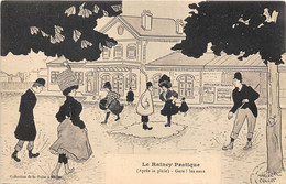 93-LE-RAINCY- PRATIQUE ( APRES LA PLUIE ) GARE ! LES EAUX - Le Raincy