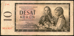 Czechoslovakia,10 Korun 1960,P.88d,as Scan - Checoslovaquia