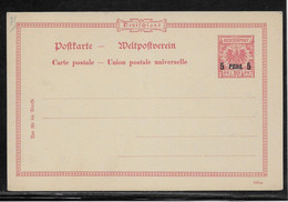 Allemagne - Levant - Entiers Postaux - Turkse Rijk (kantoren)