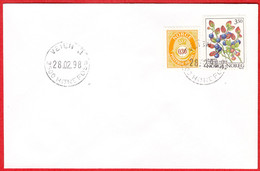 NORWAY - 3500 HØNEFOSS - VEIEN B (Buskerud County = Viken From Jan.1 2020) Last Day - Postoffice Closed On 1998.02.28 - Local Post Stamps