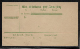 Allemagne - Wurtemberg - Entiers Postaux - Postwaardestukken