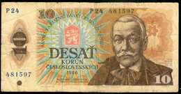 Czechoslovakia,10 Korun 1986,P.94b,as Scan - Tsjechoslowakije