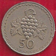 CHYPRE 50 MILS - 1963 - Cyprus