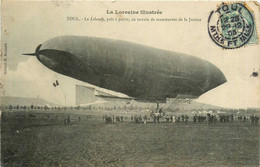 Toul * Le Ballon Zeppelin LEBAUDY , Prêt à Partir , Au Terrain De Manoeuvres De La Justice * Aviation - Toul