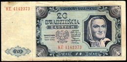 Poland,20 Zloty 1948,P137(2),as Scan - Pologne