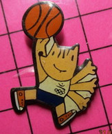 912b Pin's Pins / Beau & Rare / THEME : JEUX OLYMPIQUES / BARCELONA 1992 BASKET-BALL MASCOTTE - Olympic Games
