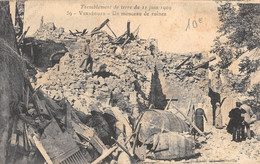 CPA 13 VERNEGUES UN MONCEAU DE RUINES TREMBLEMENT DE TERRE 1909 - Other & Unclassified