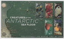 New Zealand  2017 Creatures Of The Antarctic Sea Floor,First Day Cover - FDC