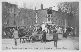 CPA 13 AIX EN PROVENCE CARTE PHOTO LES QUATRE SAISONS - Aix En Provence