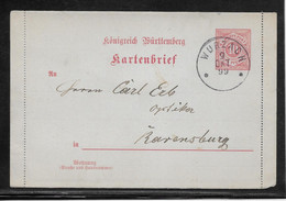 Wurtemberg - Entiers Postaux - Entiers Postaux