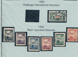 Pologne Pa1  Aeriens Petite Collection  6 Scans - Usati