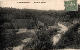 N°84034 -cpa Chatel Censoir -le Moulin Des Alouettes- - Water Mills