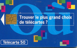 TELECARTE  France Telecom  50  UNITES.         2..000.000.  EX - Telekom-Betreiber