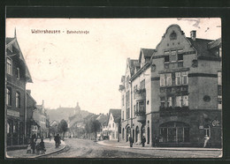 AK Waltershausen, Cafe An Der Bahnhofstrasse - Waltershausen