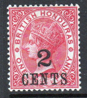 British Honduras 1888 Queen Victoria Single 2c Stamp From The Definitive Set In Unmounted Mint. - Honduras Británica (...-1970)