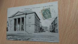 CPA -   24. BERGERAC - Palais De Justice La Rue Du Marché - Bergerac