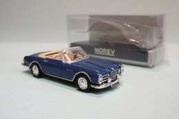 Norev - FACEL VEGA III Cabriolet 1963 Bleu Métallisé Neuf NBO HO 1/87 - Strassenfahrzeuge