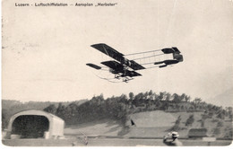 AVIATION- LUZERN AEROPLAN - HERBSTER - Flieger