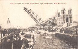 CPA 13 MARSEILLE LA TRAVERSEE DES PORTS DE MARSEILLE ORGANISEE PAR LE PETIT JOURNAL (cpa Rare - Zonder Classificatie