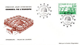 G177  Lettre FDC Du Timbre Du Conseil De L'Europe De 1987 Avec Le Cachet 1er Jour Du 10 X 1987. - European Community