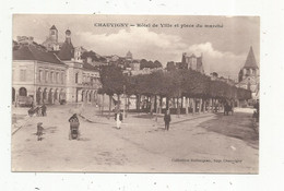Delcampe - Cp, 86 , CHAUVIGNY , Hôtel De Ville Et Place Du Marché , Voyagée 1914 - Chauvigny