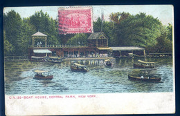 Cpa Usa  New York --  Boat House , Central Park         AVR21-27 - Central Park