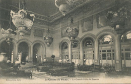 Casino De Vichy Salle De Jeux Baccara Lustre Lampe  Envoi à Bissey Par Busey 71 Cachet Train Cluny à Chalon - Casino'