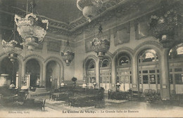 Casino De Vichy Salle De Jeux Baccara Lustre Lampe  Envoi à Bissey Par Busey 71 Cachet Train Cluny à Chalon - Casino