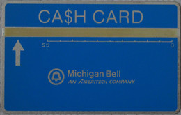 USA (Michigan Bell) - L&G - Cash Card Blue, Cn. 707B - 07.1987, 5$, 10.000ex, Mint - Schede Olografiche (Landis & Gyr)