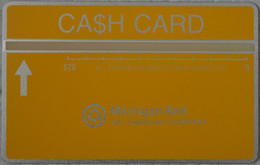 USA (Michigan Bell) - L&G - Cash Card Yellow, Cn. 710B - 10.1987, 20$, 2.500ex, Mint - [1] Tarjetas Holográficas (Landis & Gyr)