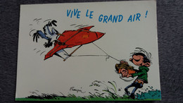 CPM BANDE DESSINEE GASTON LAGAFFE PAR FRANQUIN MARSU 1995 VIVE LE GRAND AIR CERF VOLANT MOUETTE - Comics