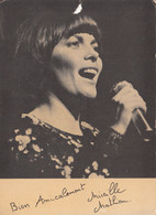 Artistes - Chanteuse Mireille Mathieu - Dédicace - Artisti