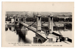 NEUVILLE SUR SAONE -- Pont De Neuville Vue Prise De Villevert ,coté Droit (petite Animation) ........à Saisir - Neuville Sur Saone