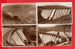 CAREG DDU    ELAN VALLEY DAM     8 JUDGES CARDS - Radnorshire