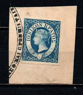 GRECIA - ISOLE IONICHE- 1859 - EFFIGIE DELLA REGINA VITTORIA - FRAMMENTO - FRAGMENT - Isole Ioniche