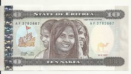 ERYTHREE 10 NAFKA 1997 AUNC P 3 - Eritrea